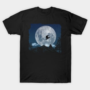 Snowboard Freestyle - Blue Moon T-Shirt